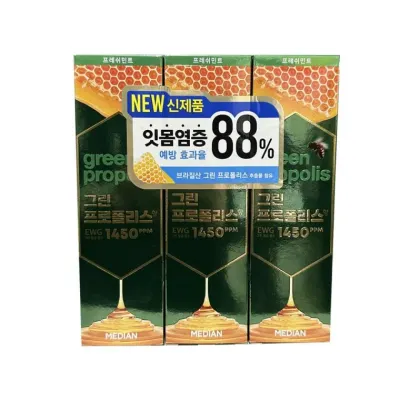 메디안 그린프로폴리스 프레쉬민트 치약 100g 3개입