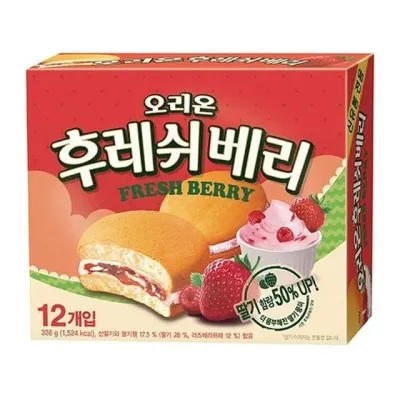 (오리온) 후레쉬베리 12개입 336g