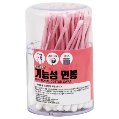 디팁스 기능성 면봉(귀이개+솜) 80개입 10통