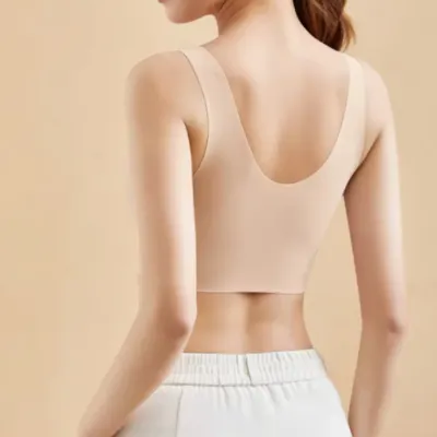 안정 구조 노와이어 브라 편의 브라 여성 무철 속옷