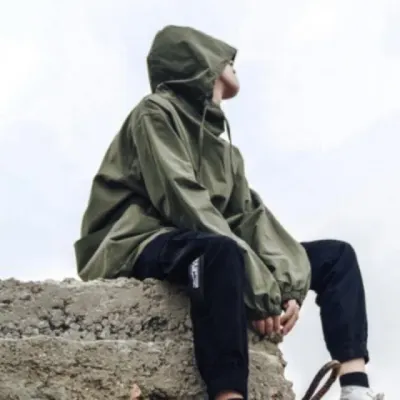 바람막이 아노락 후드 점퍼 오버핏 남녀공용 자켓 상의