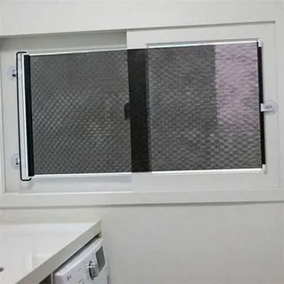 무타공 롤 스크린 햇빛 가리개 롤 스크린 초간단 열차단 사무실 침실 사생활 보호 바람막이 가림막 방충망