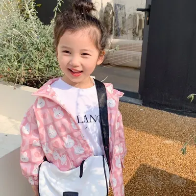 핑크래빗 집업 바람막이