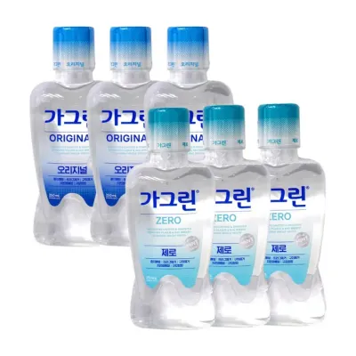 가그린 250ml x 3개세트 오리지널 제로 휴대용 가글