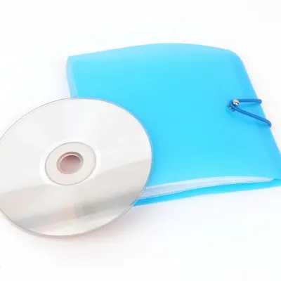 씨디케이스 시디케이스 CD 앨범 DVD 블루 더스트프리 보관함 디스크 12P 수납