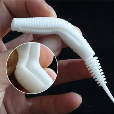 소프트 베이트 웜 소프트 루어 미끼 지렁이형 야광 실리콘 낚시 바늘 생미끼 저수지 미노우 휴대용 배스
