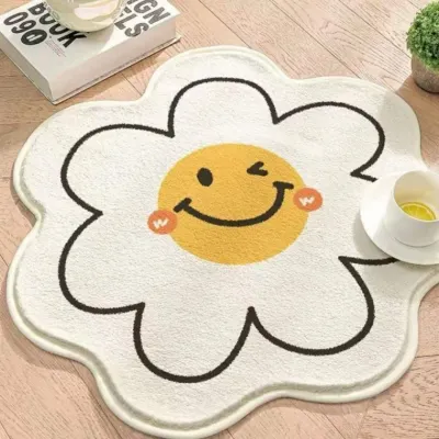 스마일 플라워 에그 소프트 부엌 발매트 호텔발 싱크 대발 주방발 화장실발 귀여운발
