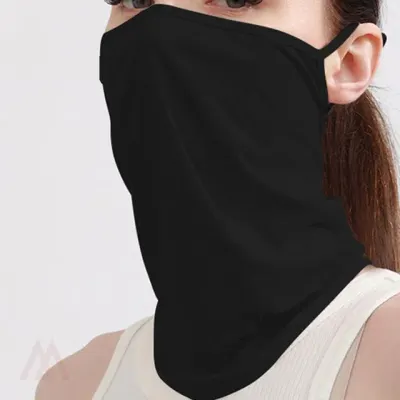 귀걸이형 쿨 멀티스카프 블랙 쿨목토시 등산용 숨쉬기편한마스크