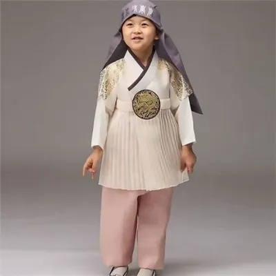 어린이 철릭 한복 어린이 철릭 배자 돌잔치 금박 여아 생활 전통