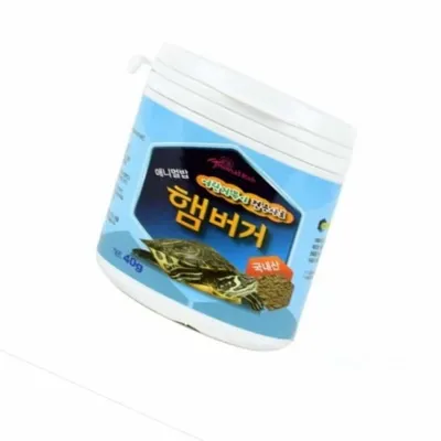 맛기차 햄버거(어린거북이 전용사료) 40g 거북이먹이 관상용 X