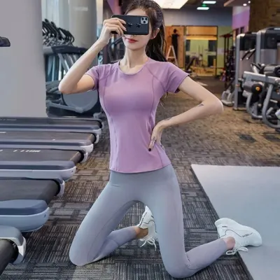 티셔츠 레깅스 헬스 트레이닝 활동복 요가 운동복 세트