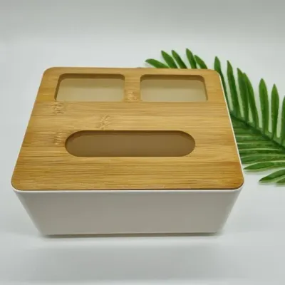 원목 원목티슈 다기능 케이스 티슈 리모컨