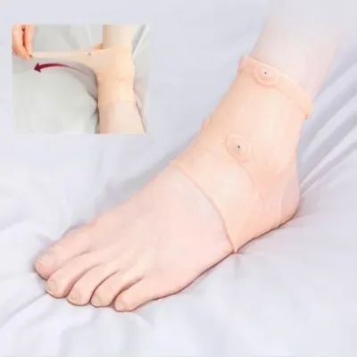 자석 실리콘 발목 보호대 압박붕대 1쌍