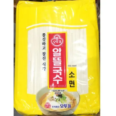 오뚜기 소면 국수 실온보관 3Kg 식자재 식당 업소용 생칼국수 당면