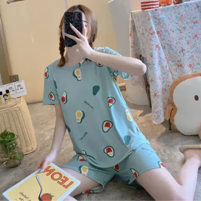 반팔 여성 잠옷 수면잠옷 홈웨어 파자마 상하잠옷