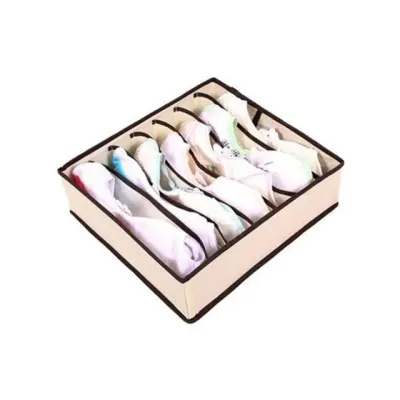 접이식 부직포 속옷 정리함 7칸 칸막이 속옷 보관함 양말 팬티