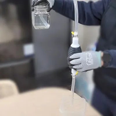 석유 수동 자바라 물 오일 펌프 기름