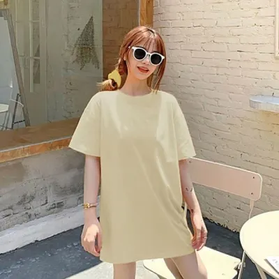 반팔티 여름 홈웨어 티셔츠 여자 루즈핏 캐주얼룩