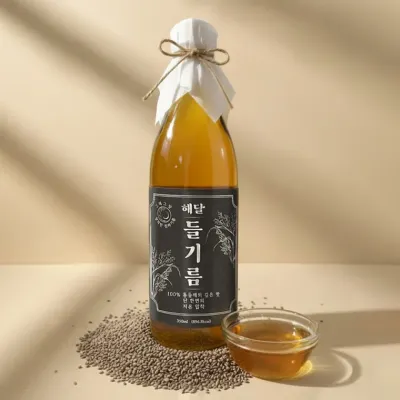 비바데이 그때그맛 들기름 저온압착 350ml 벌크