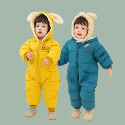 당근 토끼 방한복 패딩 우주복