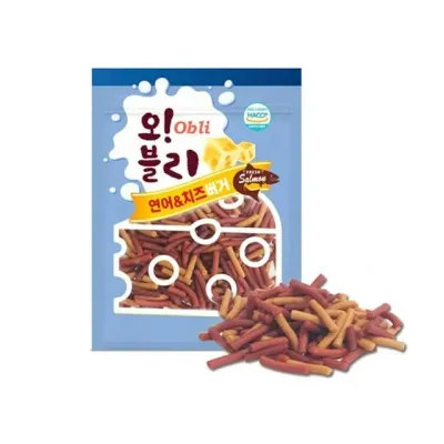 오 블리 연어 치즈버거 100g