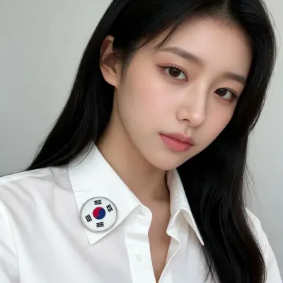 태극기 원형 브로치 국기 뱃지 기념품 행사용 졸업식 행사 의전 기념품용 핀