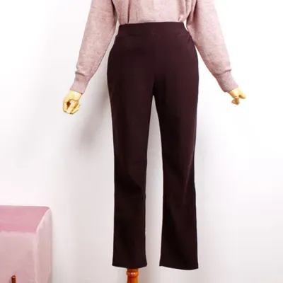 봄 가을 베이직 슬림핏 정장 중년 슬랙스 바지 베이직팬츠 밴딩바지