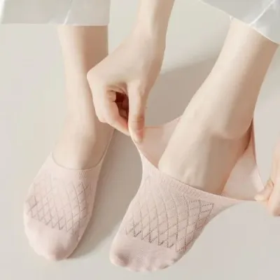여성 메쉬 페이크 삭스 여름 양말 덧신