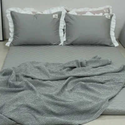 매트리스 침대 이불 매트 패드 깔개 순면 누빔 요커버