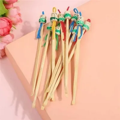 대나무 귀이개 귀이개 휴대용 귀후비개 귀지 제거 나무 성인 가족 개인 위생