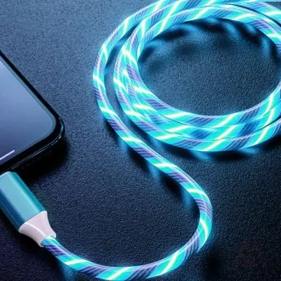 LED 발광 C타입 고속 충전케이블 C타입충전기 고속충전케이블 충전기선