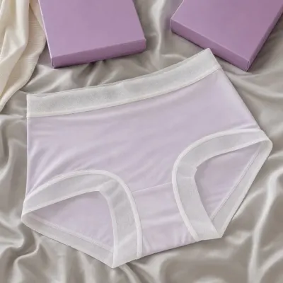 여름 아이스 쿨링 소재 냉감 무봉제 햄라인 여성팬티