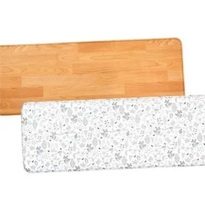 주방 발 매트 44x120 pvc 주방 매트 논슬립 고밀도 양면 방수 바닥
