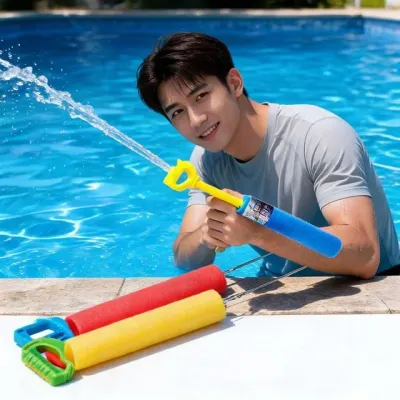 스펀지 물총 롱샷 워터건 어린이 물놀이 장난감 수영장 바닷가 워터파크