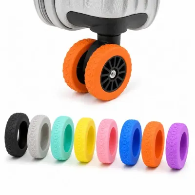 포워드테크 10mm 실리콘 캐리어 바퀴커버 8개입 이탈 소음방지 휠커버
