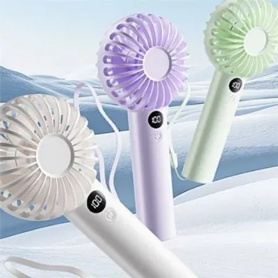휴대용 선풍기 충전식 선풍기 저소음 무선 목걸이형 여름 캠핑용 야외 사무실 차량용 공부방 탁상 겸용