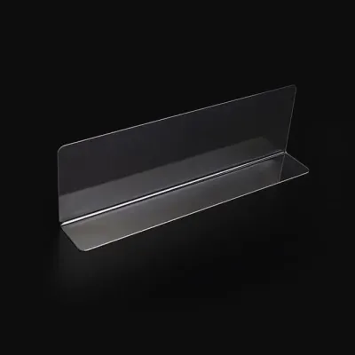L형 투명 칸막이 20x6cm 1P 일반형