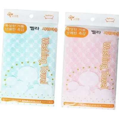 바디 타올 100x30cm 목욕 타올 부드러운 풍성한 클렌징 케어 거품 전신 욕실 때밀이 스크럽 홈케어 용품