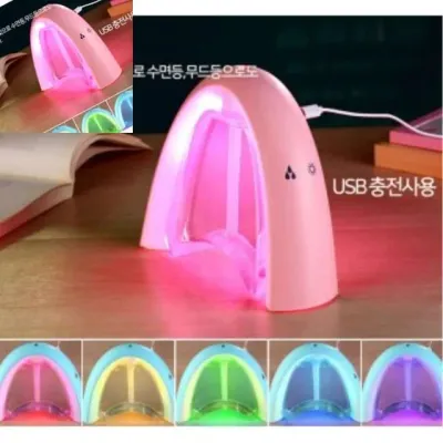 무지개가습기 무드등 미니가습기 탁상용가습기 usb가습기 사무실가습기