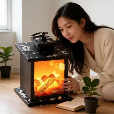 무드등 실내 벽난로 모닥불 조명 감성 인테리어 소품 집들이 선물용
