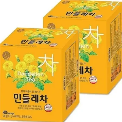 민들레 티백차 민들레 침출차 무카페인 구수한 식수용 사무실 건강 가족 음용수 국화과 식물 음료