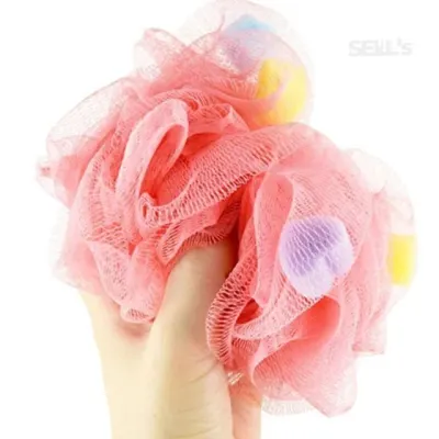 칼라 샤워볼색상랜덤 목욕거품볼 부드러운목욕타올