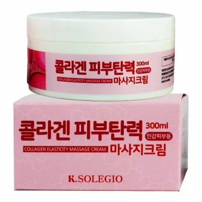 솔레지오 마사지크림 콜라겐 피부탄력 300ml(454058)