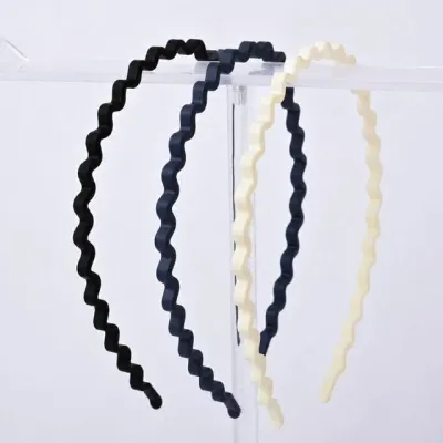 머리 안아픈 잔머리 고정 꼬불 머리띠 3color 여자 띠 꼬불 앞 잔 머리 밴드 세안 고정