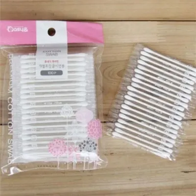 개별포장 면봉 일회용 면봉 휴대용 위생 순면 케어 신생아 아기
