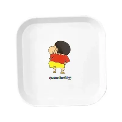 어린이 멜라민 앞접시 어린이 간식 다용도 사각 디저트 반찬 식기 밥그릇 식판