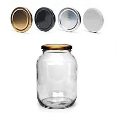 밀폐용기 1000(850ml) (70mm 골드뚜껑) 빈병 높은병