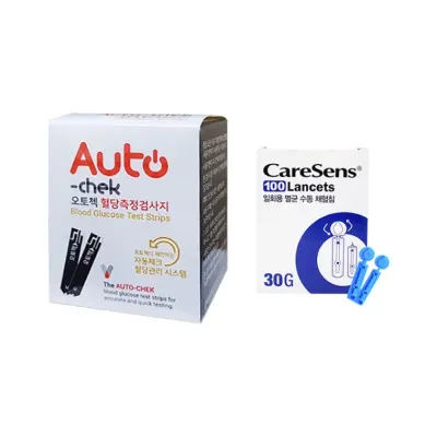 오토첵 혈당검사지 50매 + 채혈침100개