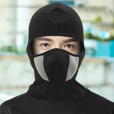 이중메쉬 면 바라클라바 스포츠마스크