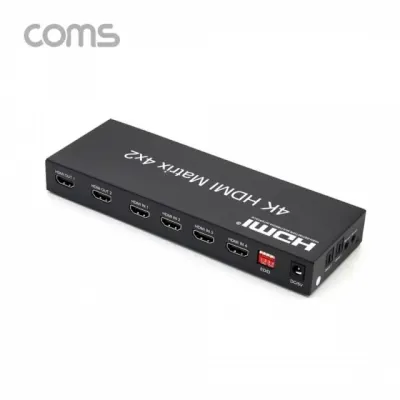 4K HDMI 매트릭스 4x2 선택기 4대2 HDCP 2.2 EDID 듀얼오디오